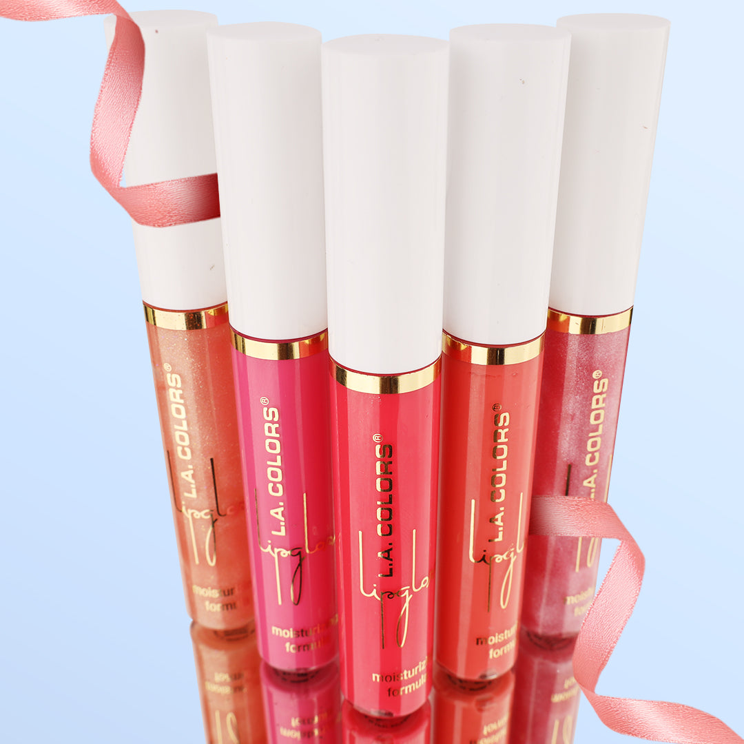 L.A. Colors 5 Pcs Moisturizing Lip glosses Set - Swipe to Shine