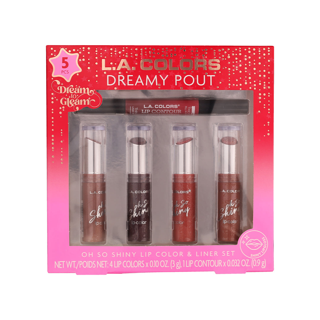 L.A. Colors 5 Pcs Dreamy Pout Lip Balm Set - Dreamy Pout