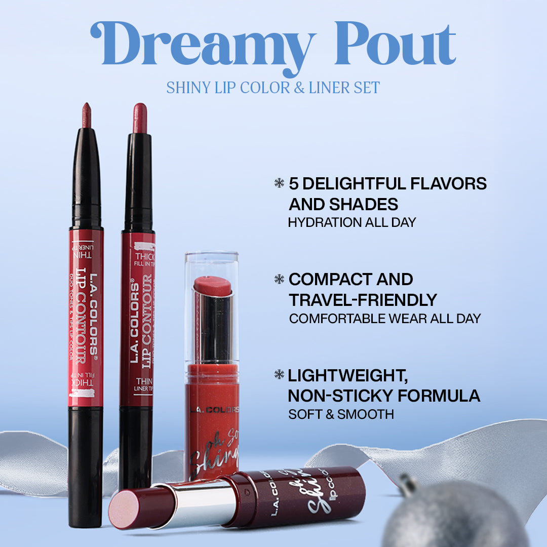 L.A. Colors 5 Pcs Dreamy Pout Lip Balm Set - Dreamy Pout