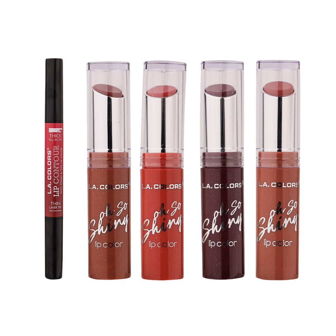 L.A. Colors 5 Pcs Dreamy Pout Lip Balm set - Dreamy Pout