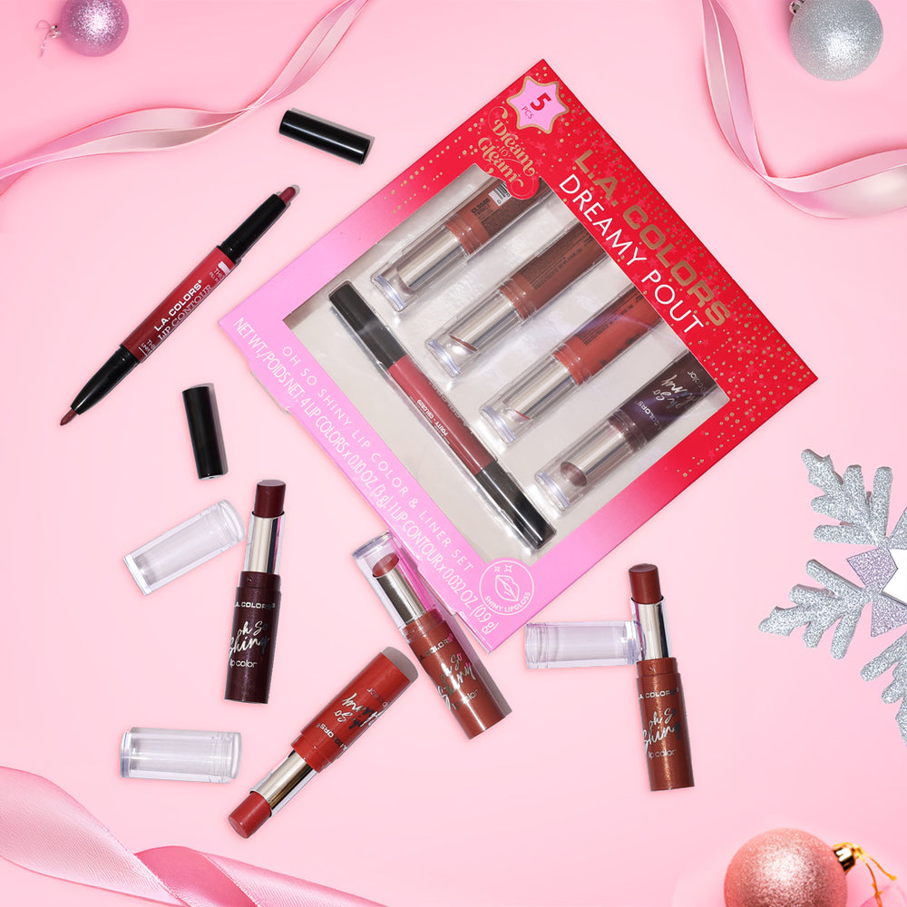 L.A. Colors 5 Pcs Dreamy Pout Lip Balm Set - Dreamy Pout