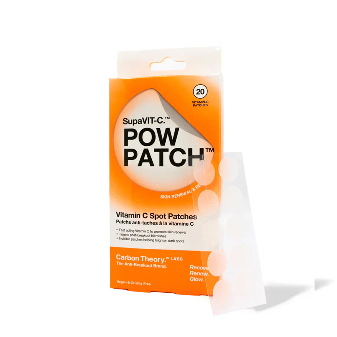 SupaVIT-C POW PATCH packaging on a white background
