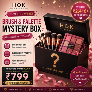 HOK Brush & Palette Mystery Box | 6 Full-Size Products Worth ₹2,400+