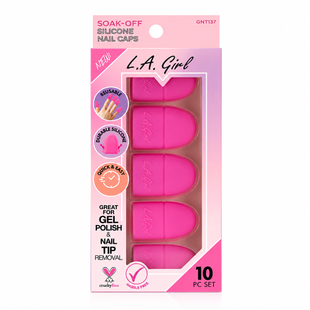 L.A.Girl Soak-Off Silicone Nail Cap -10Pc