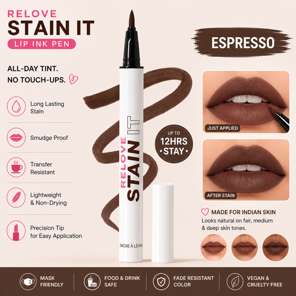 Relove Stain It Lip Ink Pen