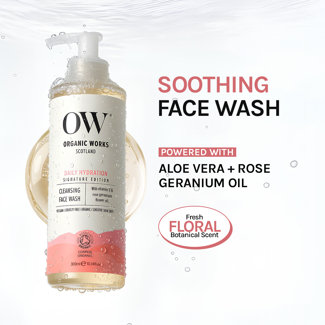 Organic Works Cleansing Face Wash