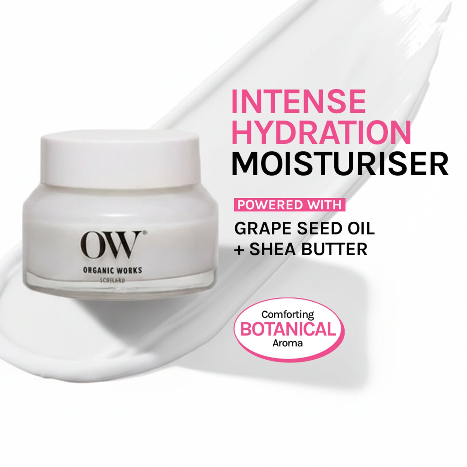 Super Intensive Moisturiser 24hr nourishment with Grape Seed & Shea Butter- 50ml