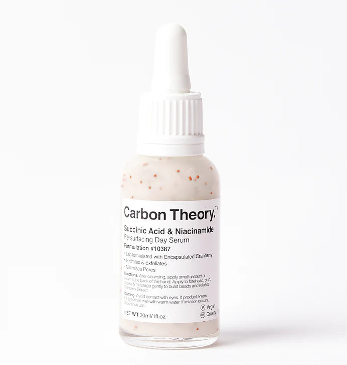 Carbon Theory Succinic Acid & Niacinamide Re-Surfacing Day Serum 30 ml