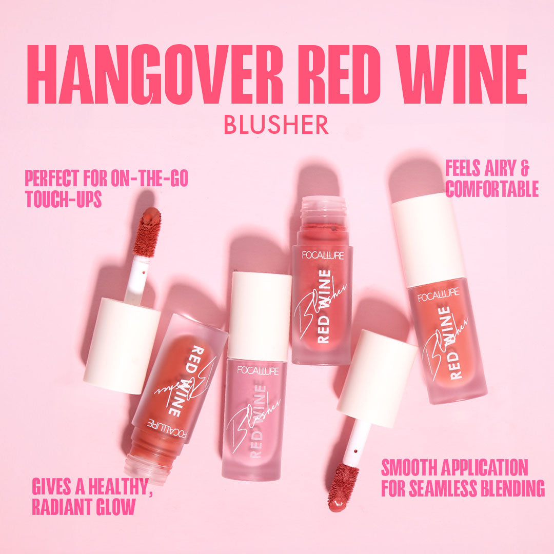 Focallure Hangover Red Wine Blusher