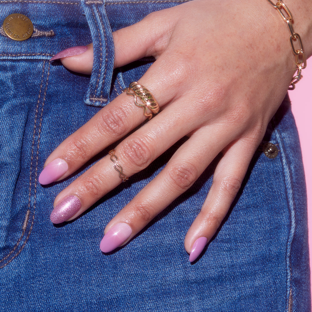 L.A. Girl Luxe Shine Nail Fave Artificial Nail Tips - 28 Pc Kit