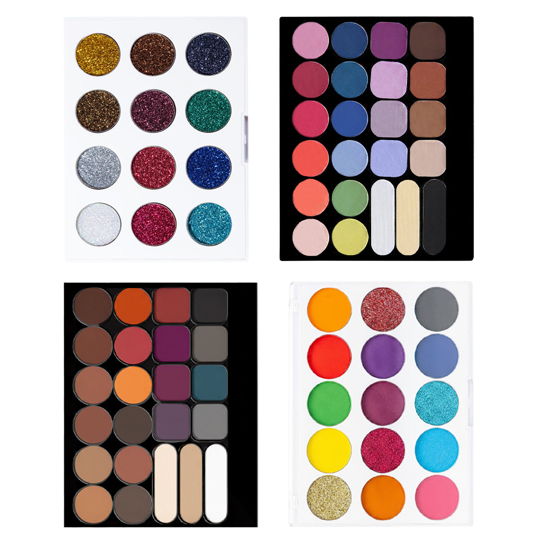 Ultimate Color & Glitter Eye Combo - Pack of 4
