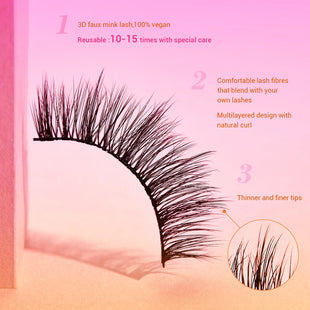 Jessup Makeup False Eyelashes
