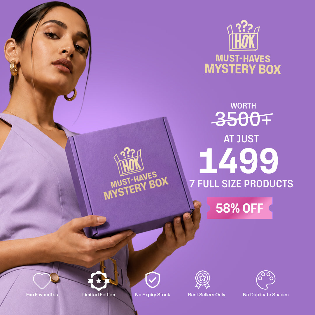 HOK Must-Haves Mystery Box | 7 Full-Size Products Worth ₹3,500+