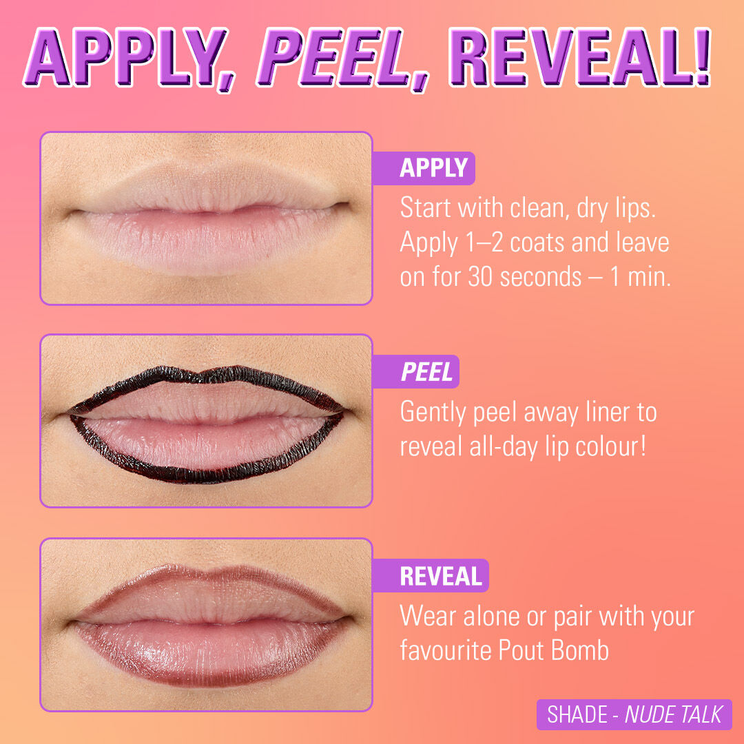 Revolution Lip Shift Ink Peel Off Lip Liner Stain