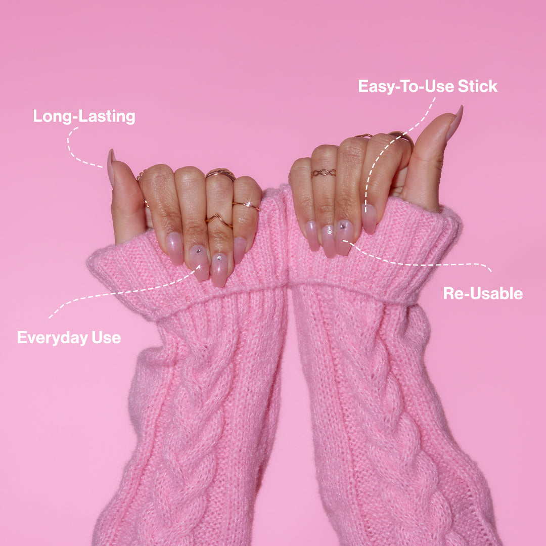 L.A. Girl Luxe Shine Nail Fave Artificial Nail Tips - 28 Pc Kit