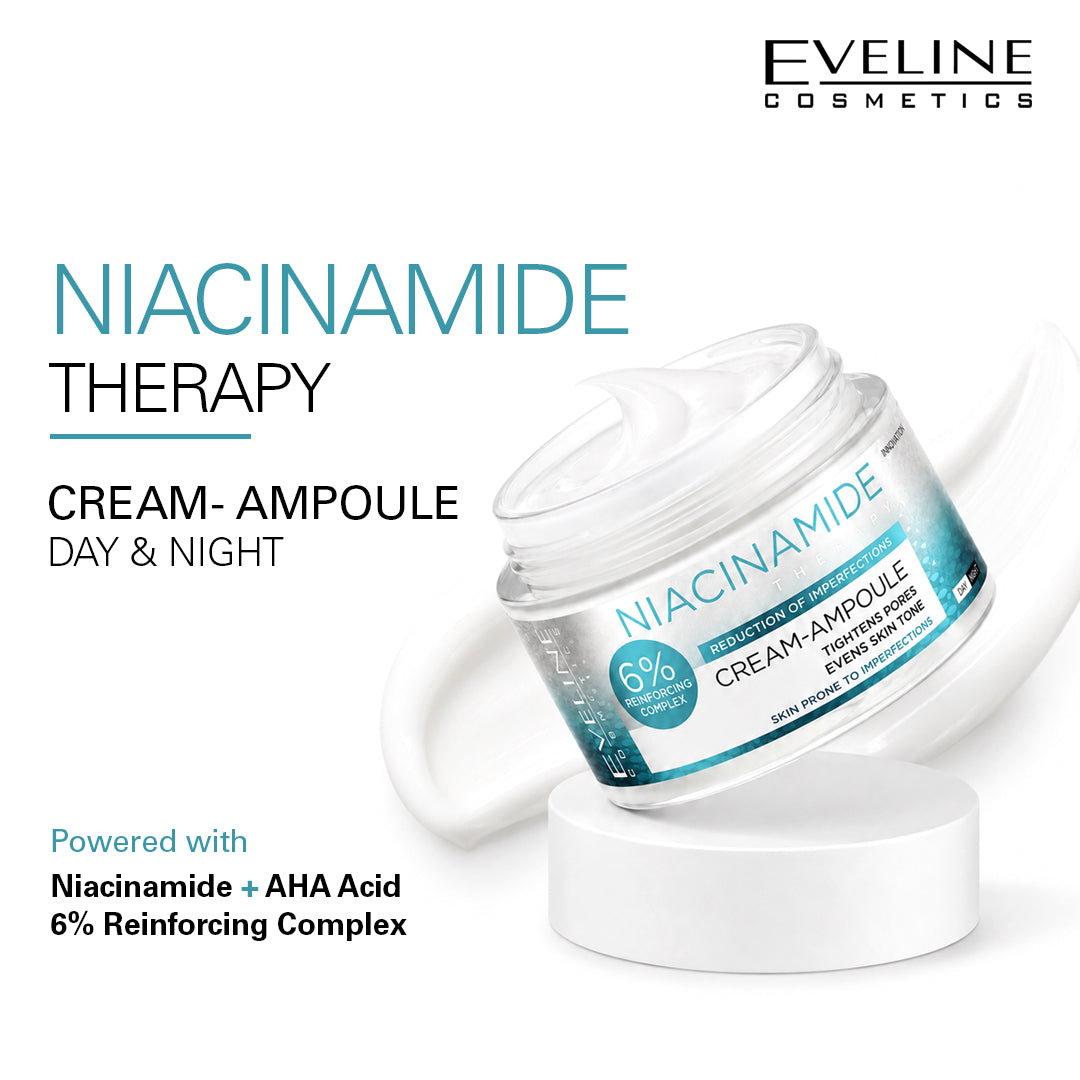 Eveline Cosmetics Cream-ampoule Niacynamid Therapy Reduction Of Imperfections Day/Night 50 ml