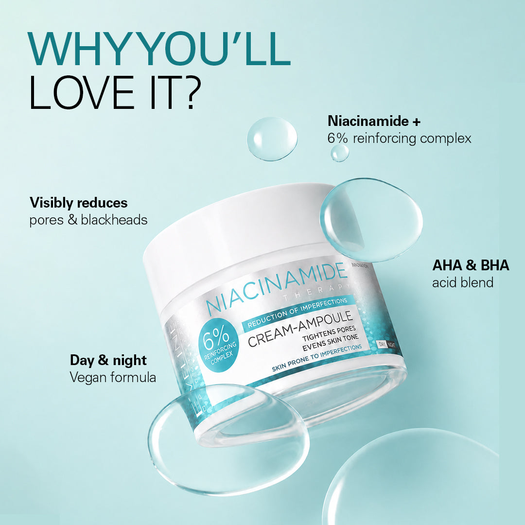 Eveline Cosmetics Cream-ampoule Niacynamid Therapy Reduction Of Imperfections Day/Night 50 ml