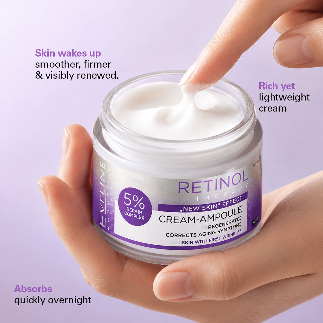 Eveline Cosmetics Cream-ampoule Retinol Therapy New Skin Effect Night 50ml
