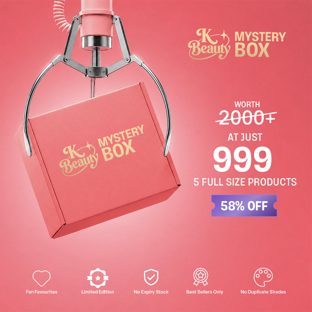 K-Beauty Inspired Mystery Box | 5 Full-Size Products Worth ₹2,100+