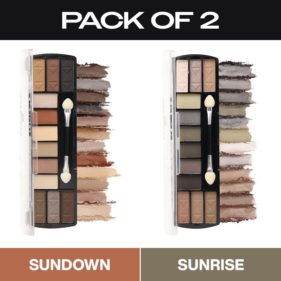 Day to Night 12 Color Eyeshadow - Pack of 2