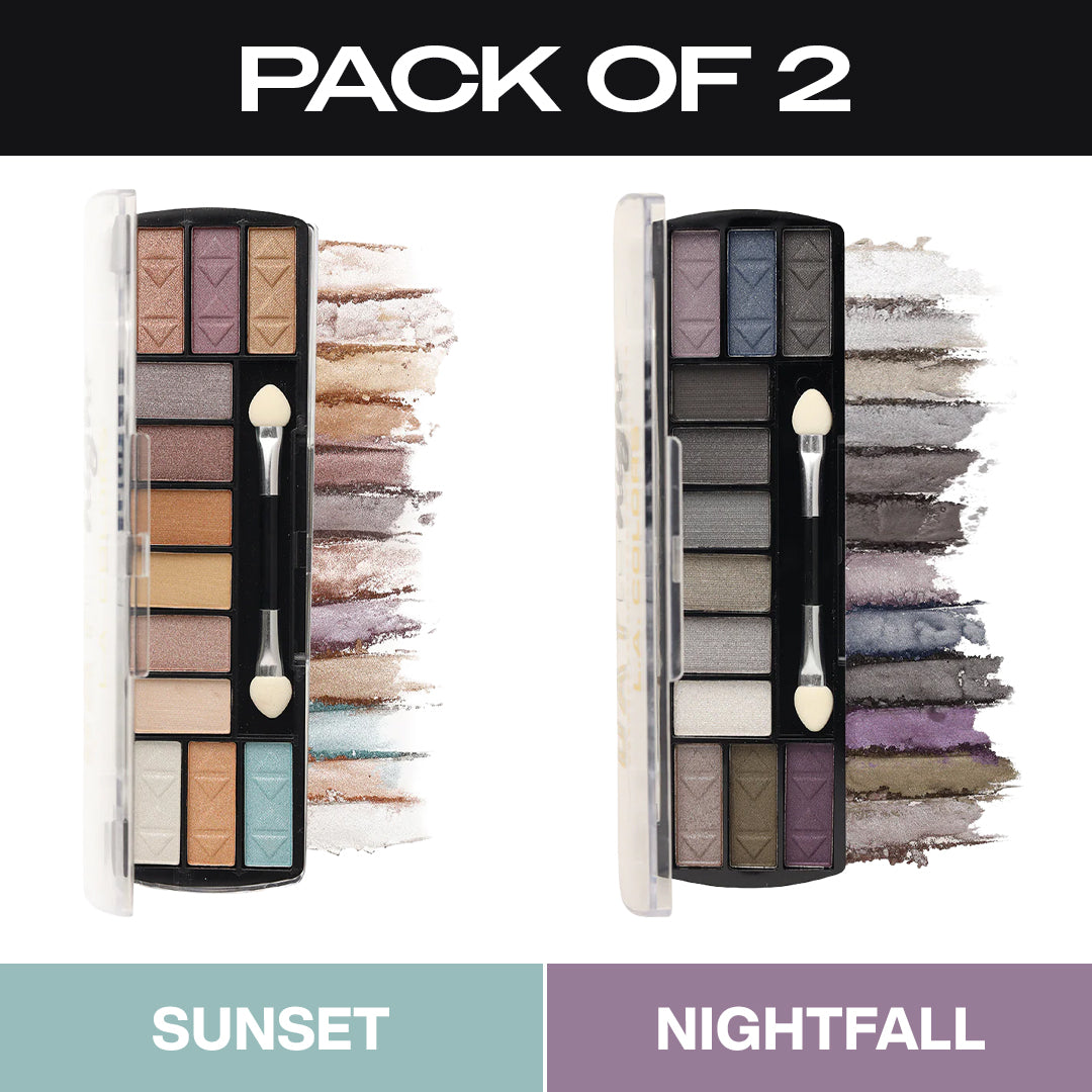 Day to Night 12 Color Eyeshadow - Pack of 2