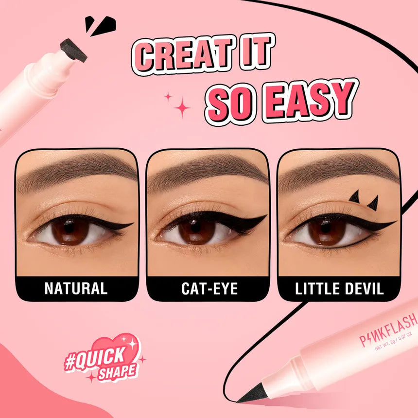Long-Wear Liquid Stamp Eyeliner - Pack of 2