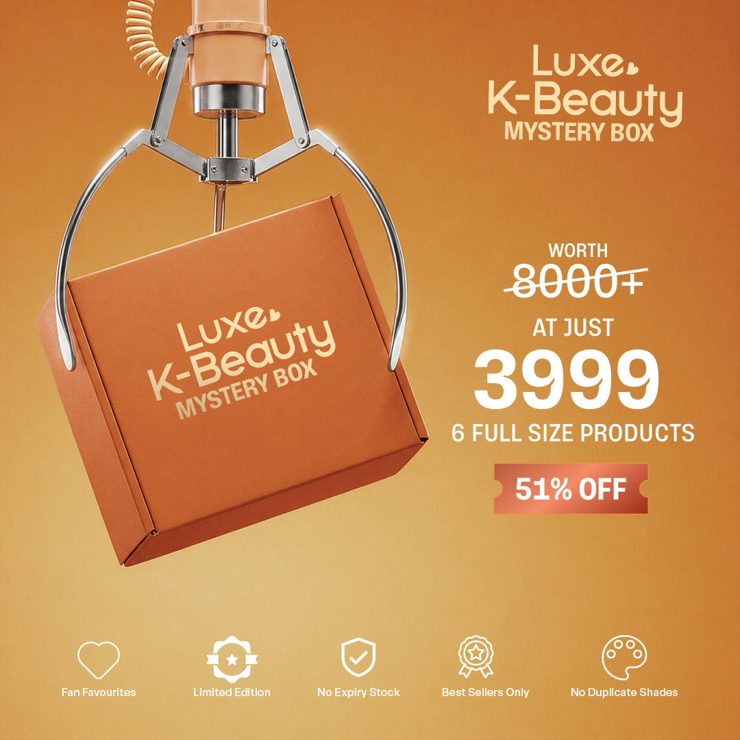 LUXE K-Beauty inspired Mystery Box | 7 Full-Size Products Worth ₹8,000+