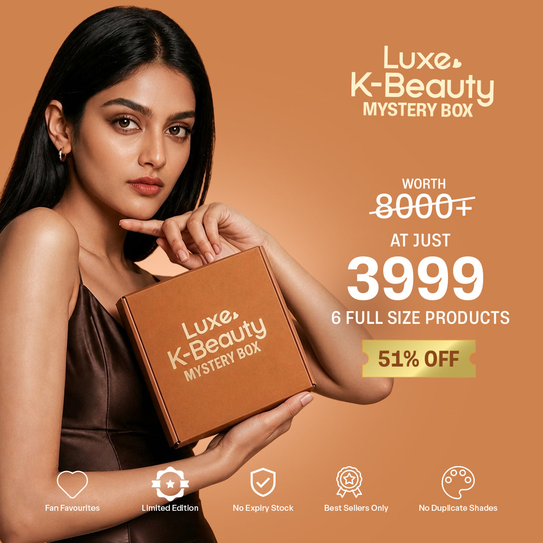 LUXE K-Beauty inspired Mystery Box | 7 Full-Size Products Worth ₹8,000+