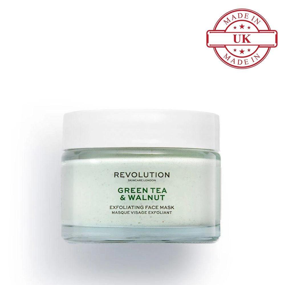 Revolution Skincare Green Tea & Walnut Exfoliating Face Mask