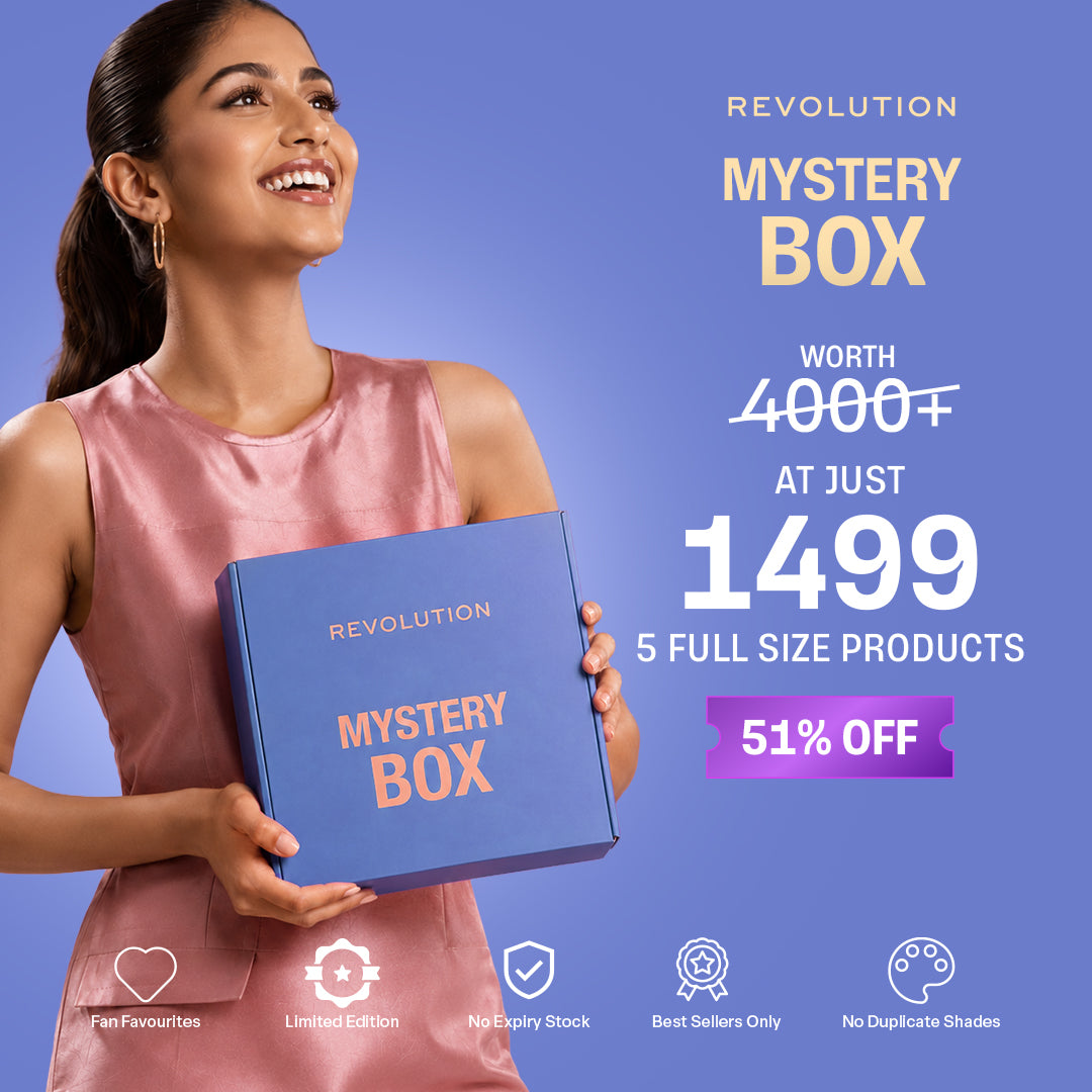 Makeup Revolution Mystery BOX | 5 Full-Size Products Worth ₹3,900+
