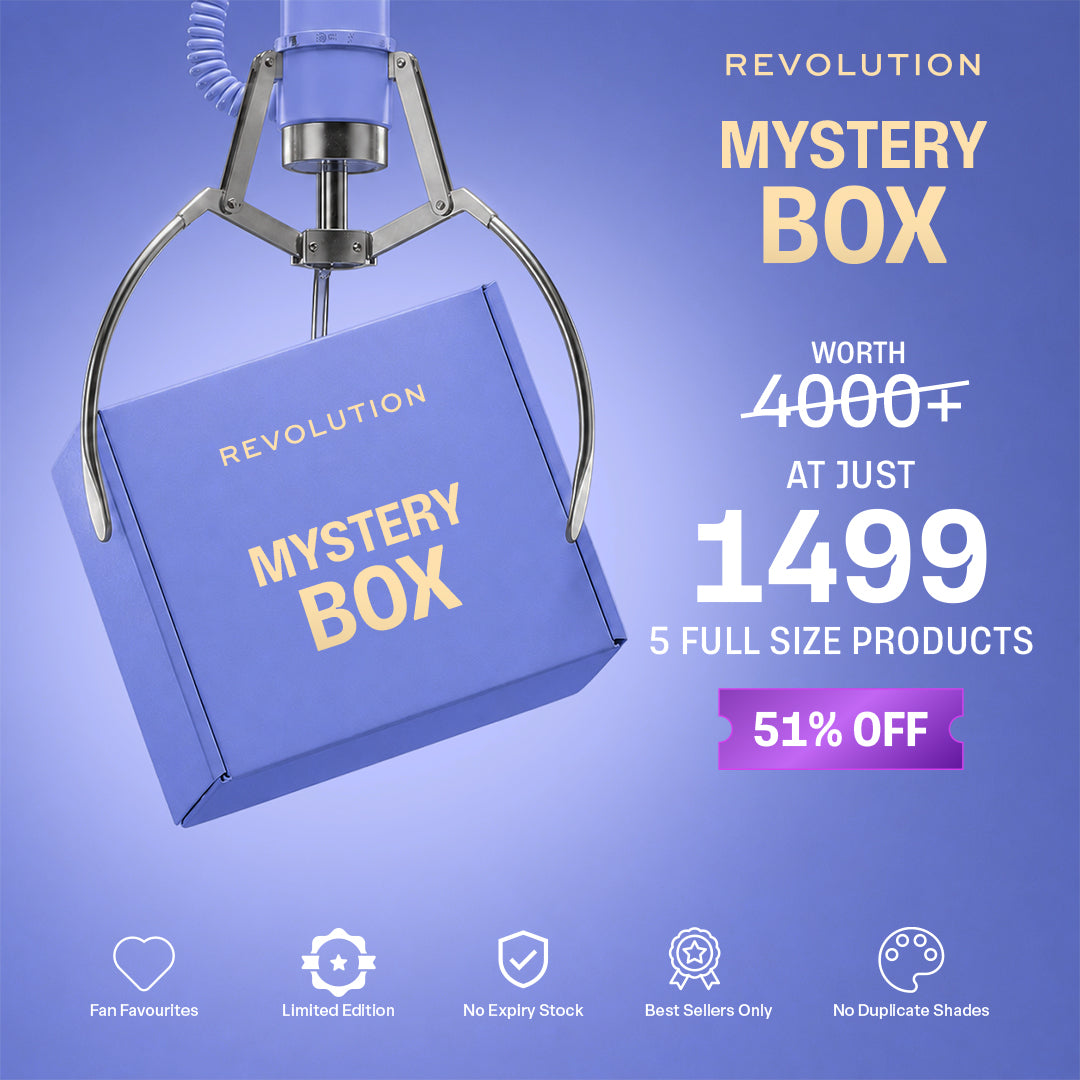 Makeup Revolution Mystery BOX | 5 Full-Size Products Worth ₹3,900+
