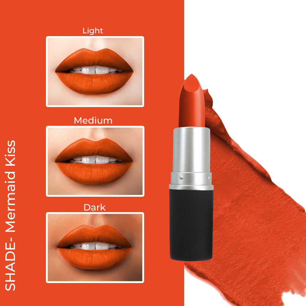 Rosy Gold Mermaid Kiss Matte Lipstick