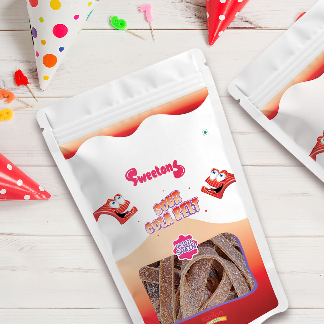 Sweetons Sour Cola Belt Candy Pack of 3 (48gm Each)