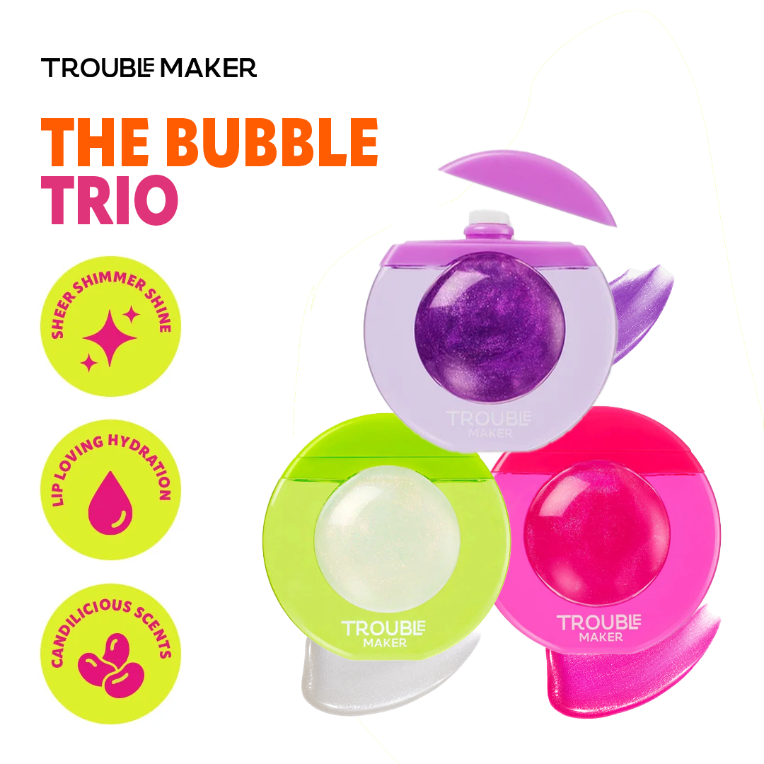 Troublemaker mystery gloss trio