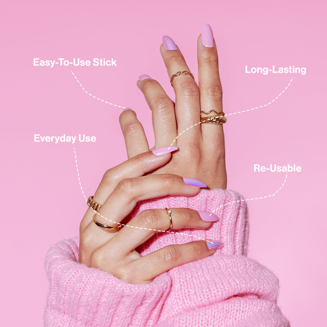 L.A. Girl Luxe Shine Nail Fave Artificial Nail Tips - 28 Pc Kit