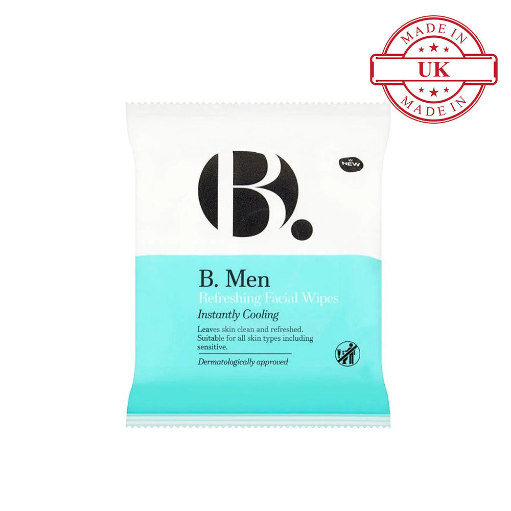 Superdrug B. Men Refreshing Wipes X25