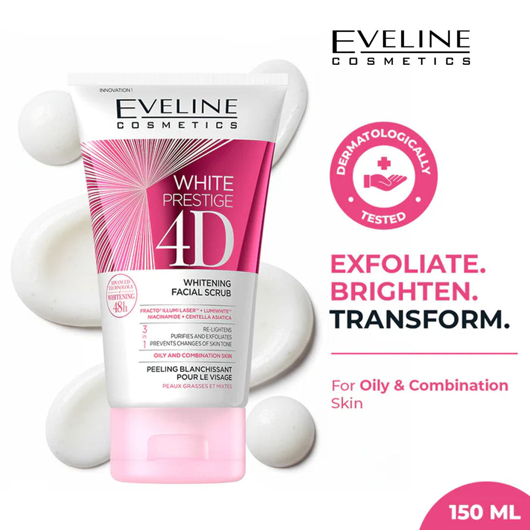White Prestige 4D Whitening Facial Scrub