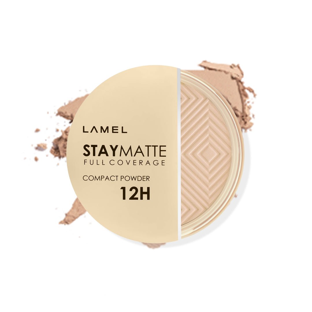 Lamel Stay Matte Compact Powder - Cold Ivory 402