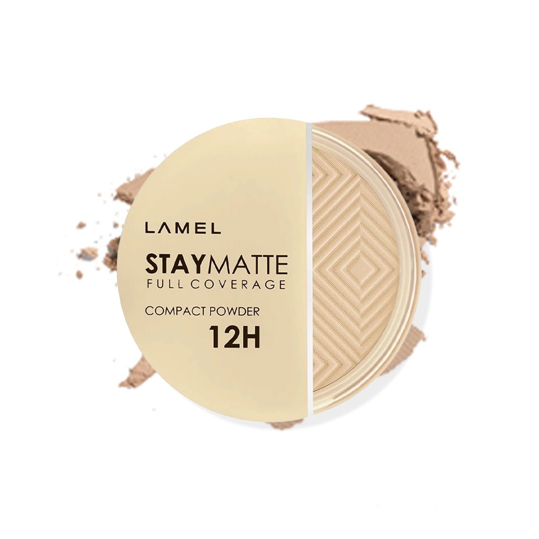Lamel Stay Matte Compact Powder - cold - ivory - 402 - Compact
