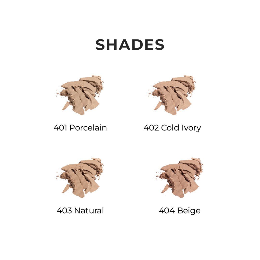 Lamel Stay Matte Compact Powder - Cold Ivory 402