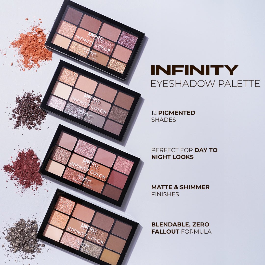 L.N Pro Infinity Color Eyeshadow Palette - Eyeshadow