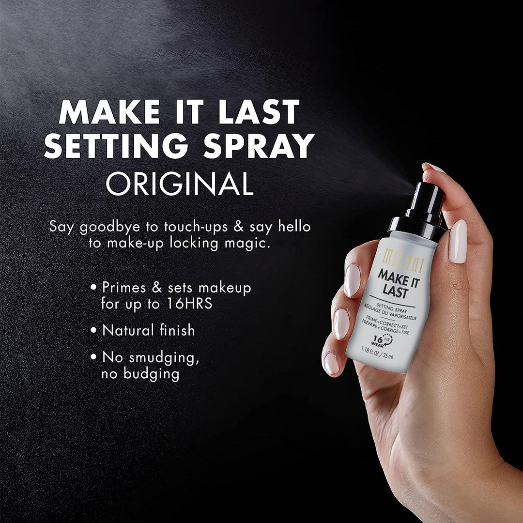 Make It Last Natural Finish Setting Spray Prime + Correct + Set - Travel Size - Makeup