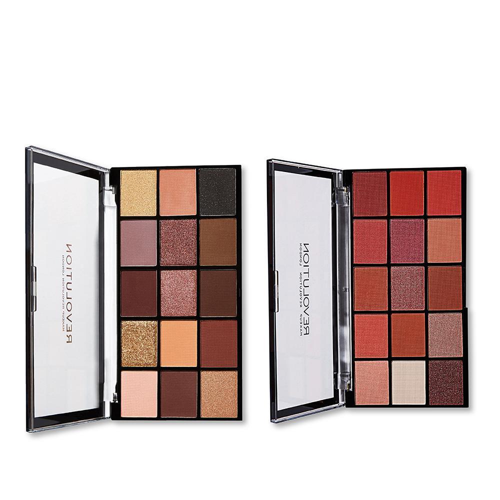 Makeup Revolution Reloaded Eyeshadow Palette Velvet Rose + Re-Loaded Palette - Newtrals 2