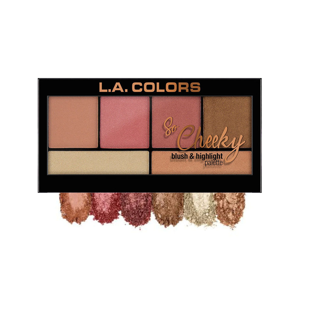 L.A. Colors So Cheeky Blush and Highlight Palette