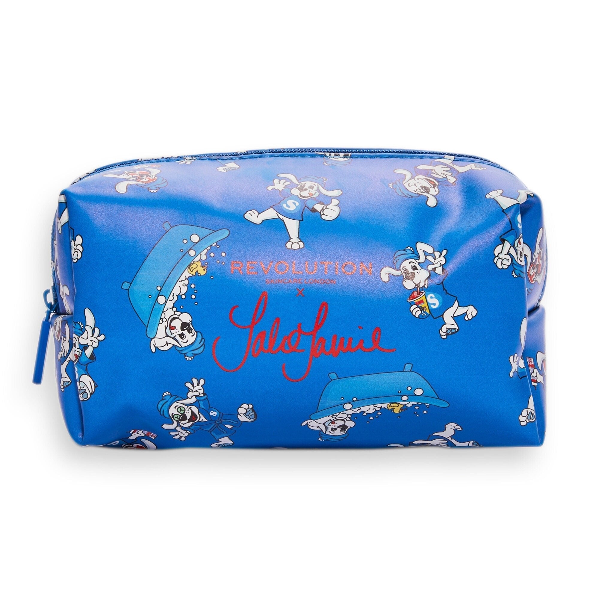 Revolution Skincare x Jake Jamie Slushie Collection Blue Cosmetic Bag