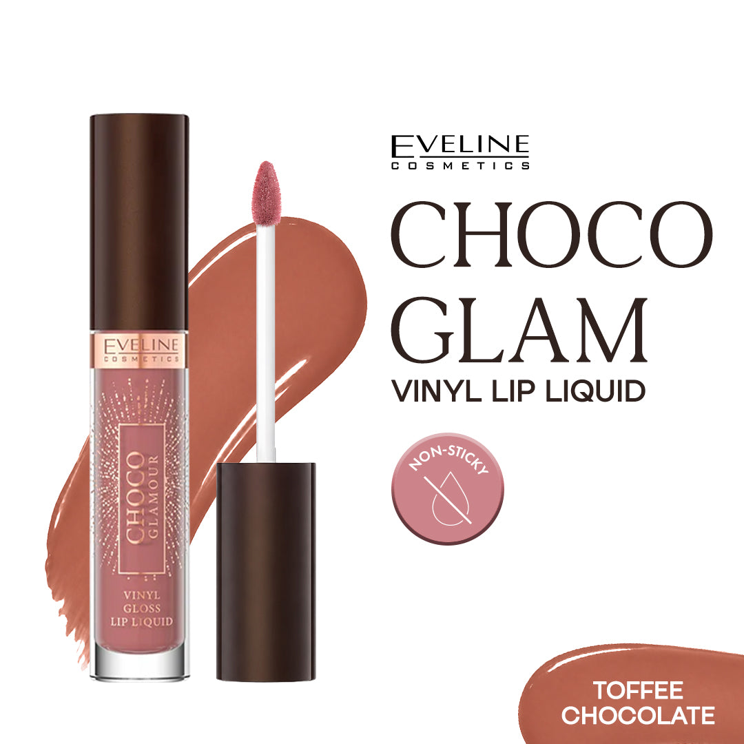 Eveline Cosmetics Choco Glamour Vinyl Gloss Lip Liquid