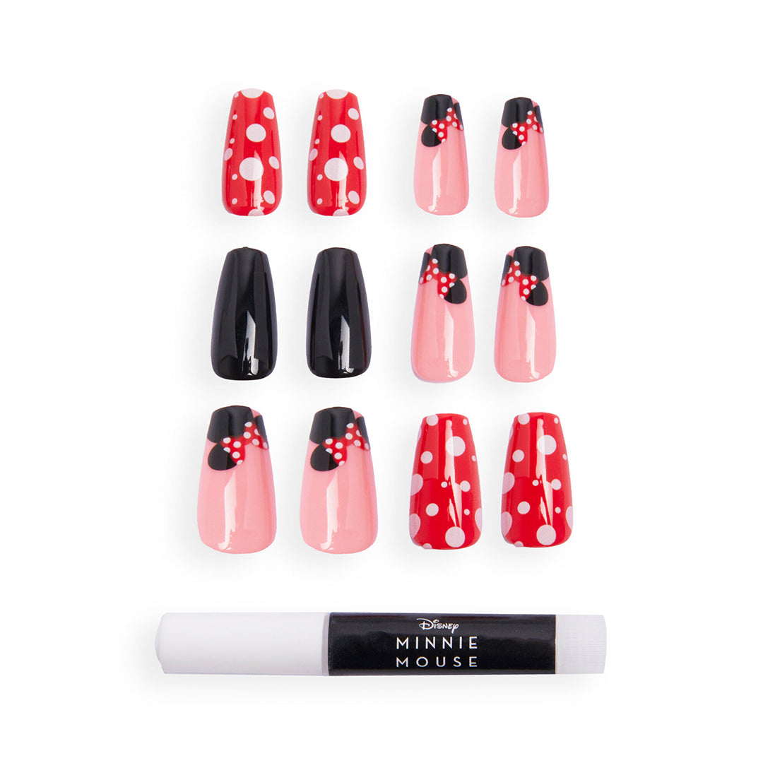 Disney's Minnie Mouse and Makeup Revolution Always In Style False Nails